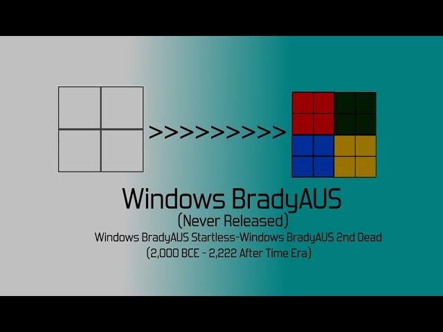 Windows BradyAUS History (2000BCE - 2222ATE)