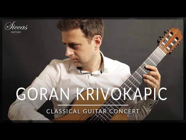 Goran Krivokapic - Online Guitar Concert | A. Lauro, J. S. Bach & H. Villa-Lobos | Siccas Guitars