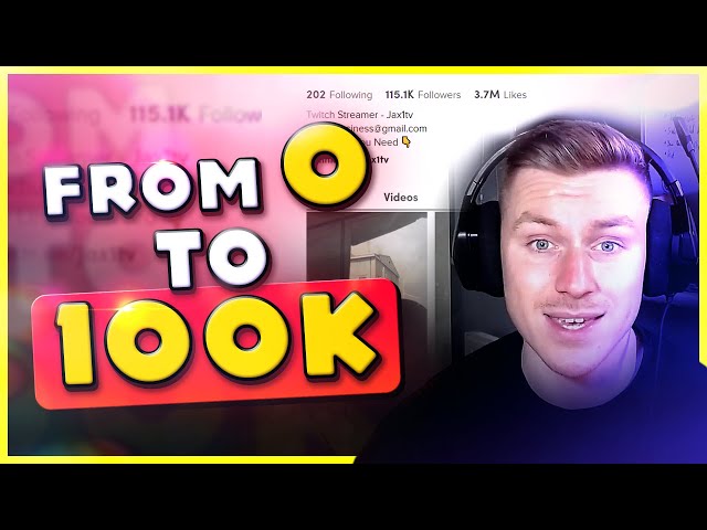 How he went from 0 to 100k FOLLOWERS on Tik Tok! Jax1tv interview highlight
