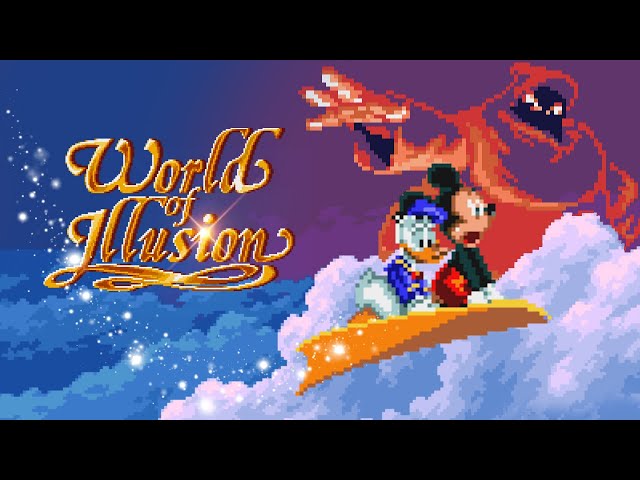 World of Illusion Starring Mickey Mouse and Donald Duck (1992) SEGA - 2 Players [TAS]