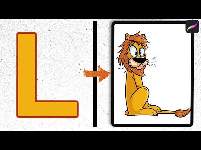 L is for Lion: Let's Draw The Alphabet as Animals Ep.12