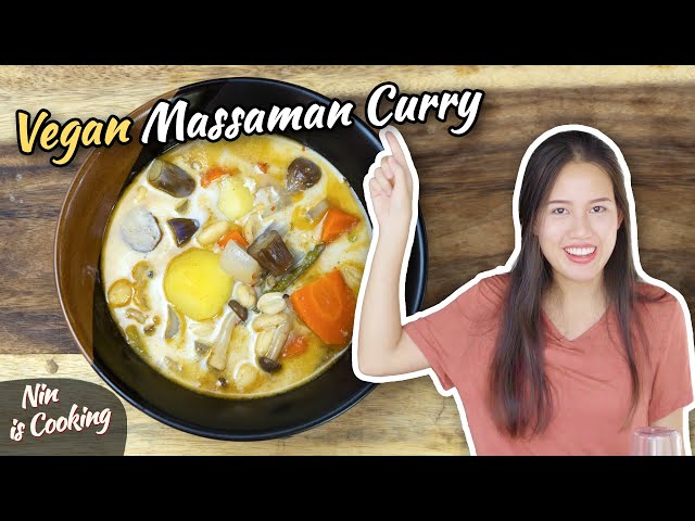Thai vegan massaman curry & Massaman curry paste (แกงมัสมั่น) - Thai Recipes