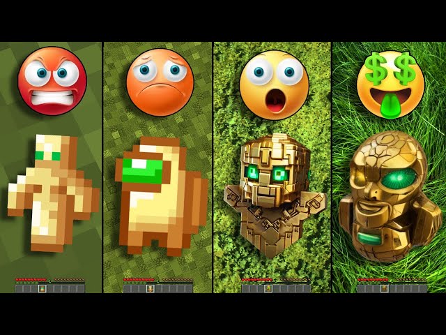 totem of undying with different emoji in Minecraft be like
