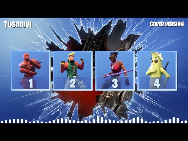 COVER VERSION - GUESS THE FORTNITE DANCE BY THE MUSIC | tusadivi