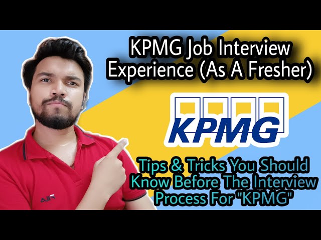 KPMG Job Interview Experience | Freshers Job Interview Process | KPMG Internship | Nitin Mangotra
