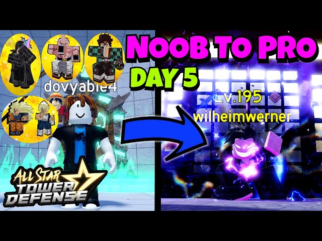 ASTD Noob to Pro Day 5 Becoming a Legend | All Star Tower Defense Roblox