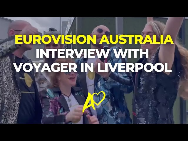 Eurovision 2023 - Interview with Australia's Voyager in Liverpool