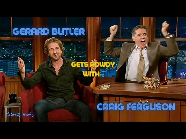 Gerard Butler, Craig Ferguson & Dirty Jokes! 😂 #gerardbutler #craigferguson #jokes