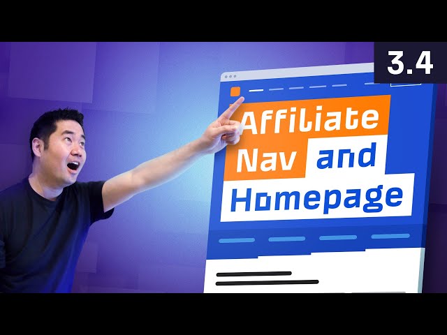 Planning your Affiliate Site’s Homepage and Navigation [3.4]