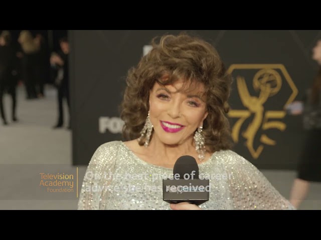 Joan Collins at the 75th Primetime Emmys - TelevisionAcademy.com/Interviews