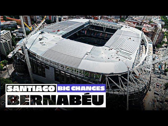 The SPECTACULAR BEAM at the new Santiago Bernabéu stadium | Real Madrid