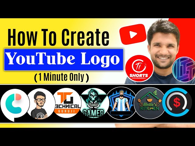 How To Create YouTube Logo in "1 Minute" | How To Make Professional YouTube Logo