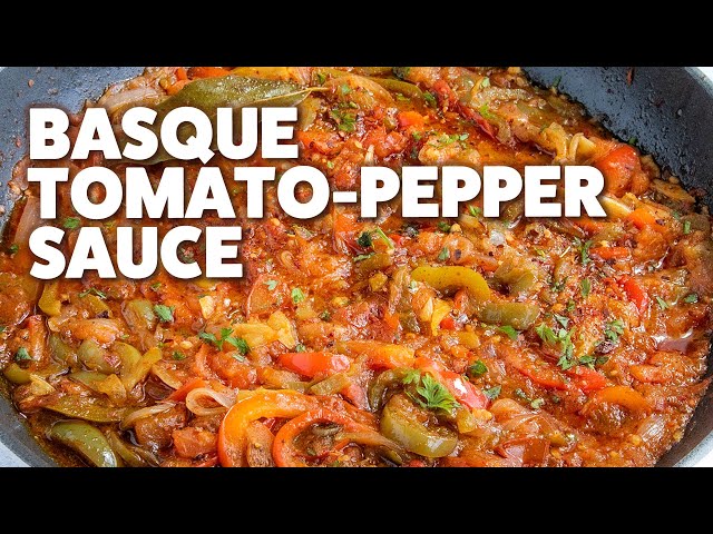 How to Make Piperade (Delicious Basque Pepper Sauce)