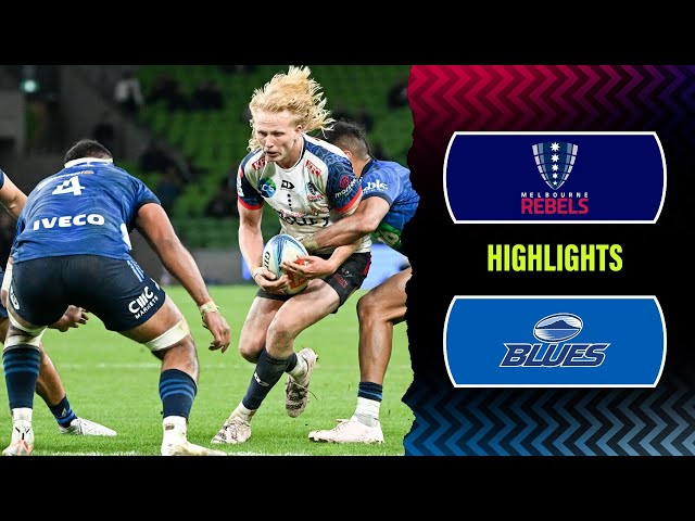 Super Rugby Pacific 2023 | Rebels v Blues | Rd 7 Highlights
