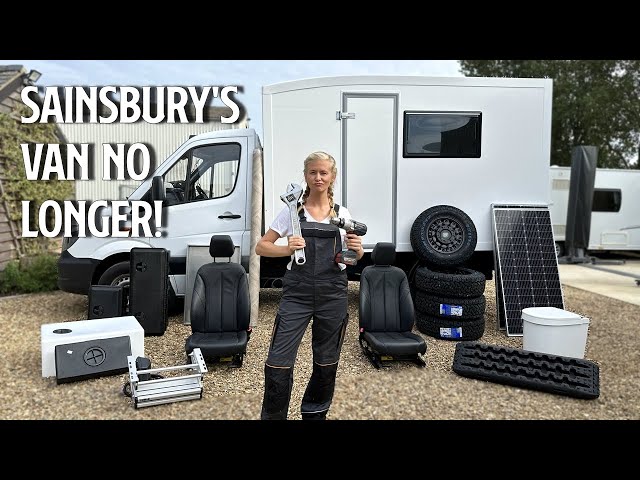 Transforming Our Supermarket Delivery Van: Completing The Exterior Camper Modifications