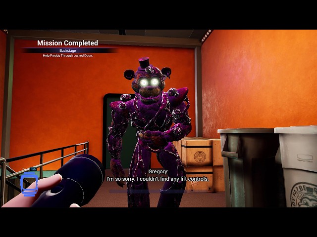 Gregory vents to Toxic Glamrock Freddy - FNAF Security Breach