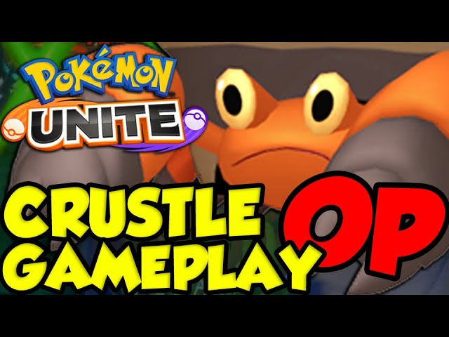 UNACCEPTABLY BUSTED! Pokemon UNITE Crustle Gameplay Showcase!