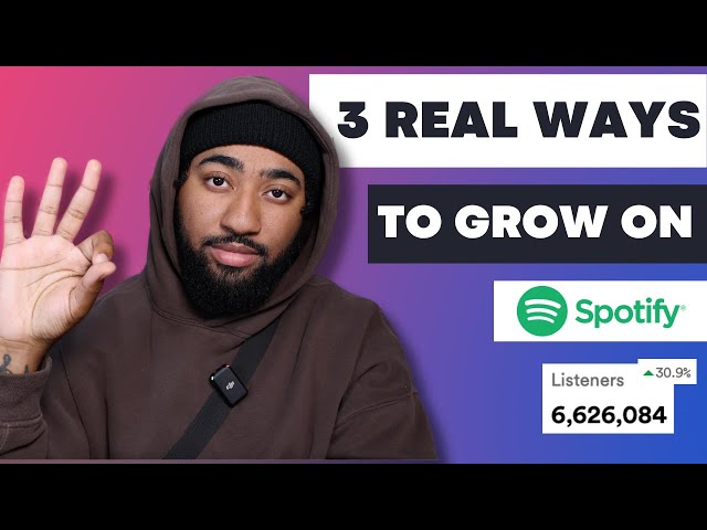 Rapid Spotify Growth: Only 3 real ways to do it