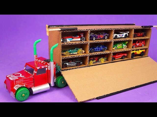 AMAZING STORK TRUCK TO STORE YOUR MINIATURE CARS