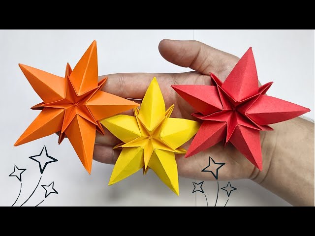 Origami CHRISTMAS STAR 🌟| How to make a paper star ⭐