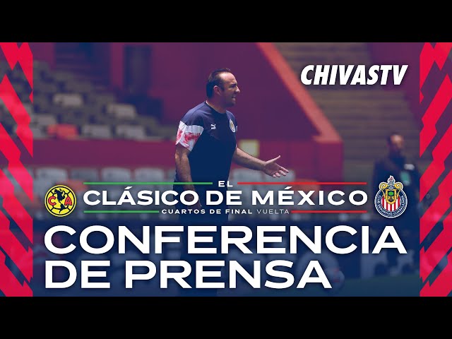 Conferencia de Prensa de Joaquín Moreno | América vs Chivas Femenil | Liguilla Clausura 2024