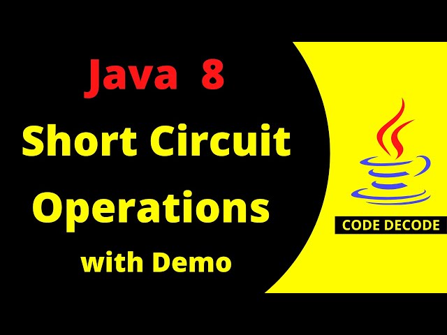 Java 8 Short Circuit operation Stream with Demo| Coding Interview Questions and Answers |Code Decode