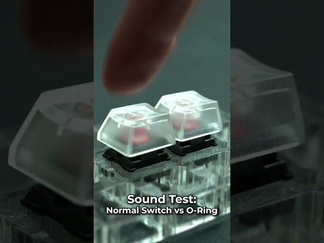 O-Rings vs Normal Switches - Sound Test