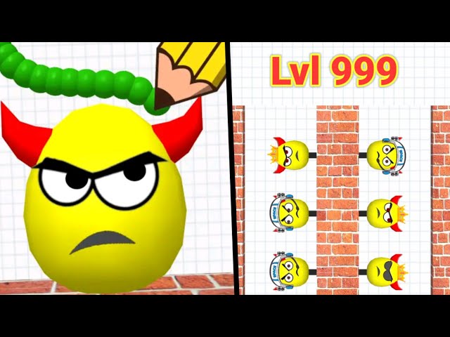 ✍️draw to smash ( hide ball ) vs happy cubes 2048 gameplay part 05
