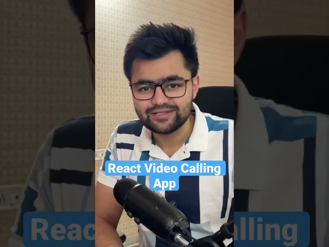 React Video Chat App - Full Video On Channel #nodejs #coding #webrtc