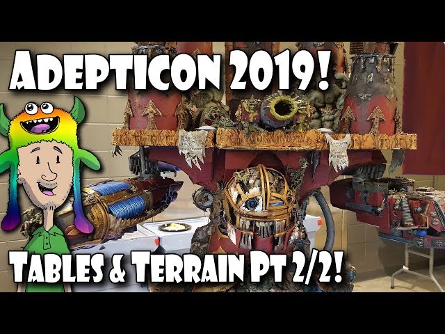 The Tables & Terrain of Adepticon Wargames Show 2019 (Part 2/2)