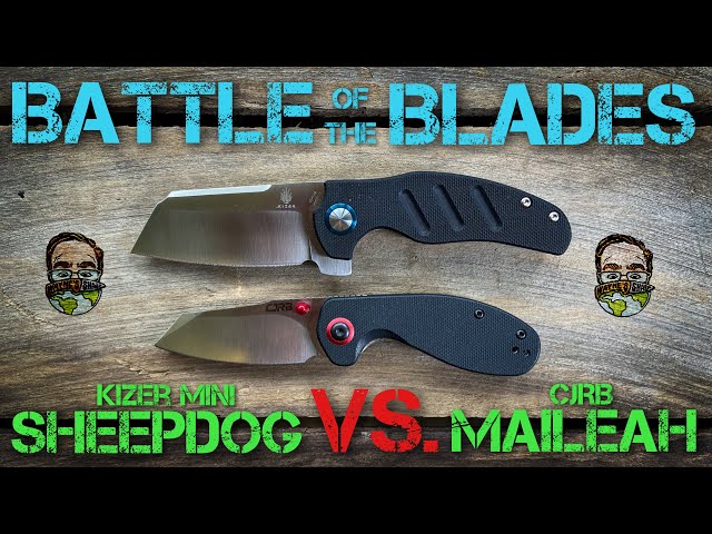 Battle of the Blades: CJRB Maileah vs. Kizer Mini Sheepdog! Great Fifth Pocket EDC’s square off!!