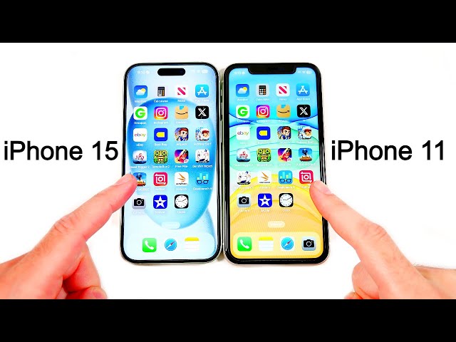 iPhone 15 vs iPhone 11 Speed Test