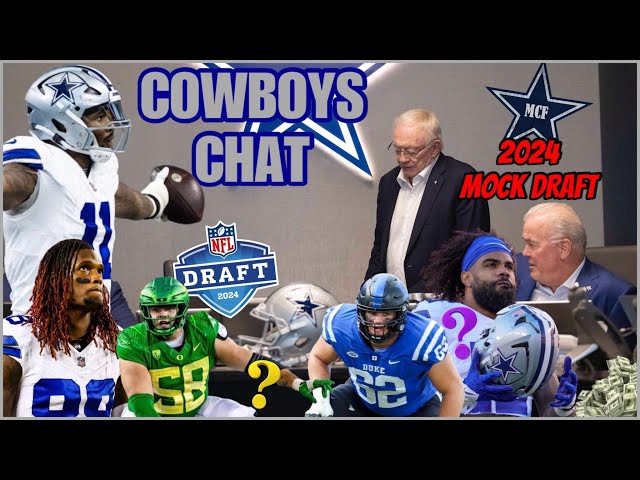 #COWBOYS CHAT ✭ MCF's MOCK DRAFT 🔥 Front Office & ZEKE Speak; LAMB's $ Rising? Rookie CENTER Options