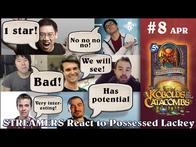 Hearthstone Streamers React to Possessed Lackey Before Nerf