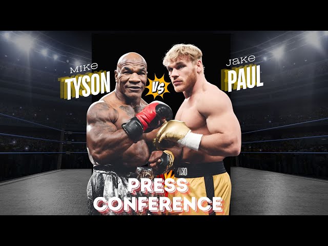 Mike Tyson vs Jake Paul Face Off
