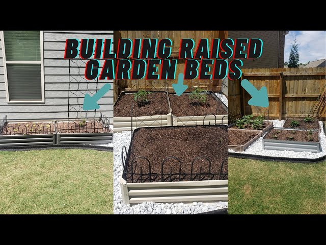 How to build a metal raised garden bed and make it look good