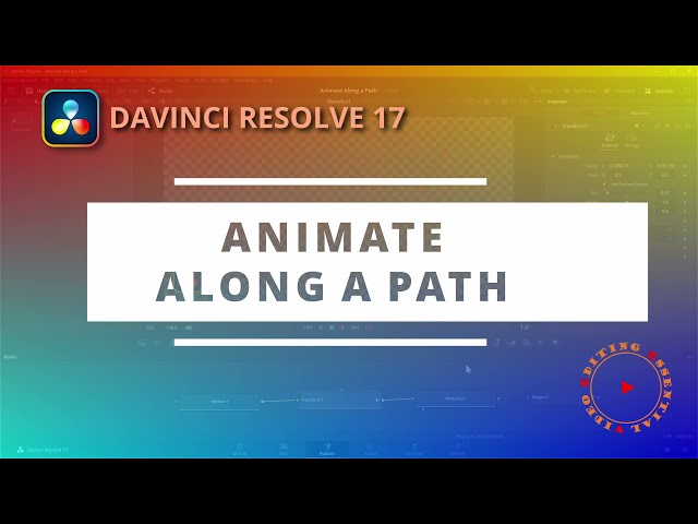 Animate object along a path in DaVinci Resolve