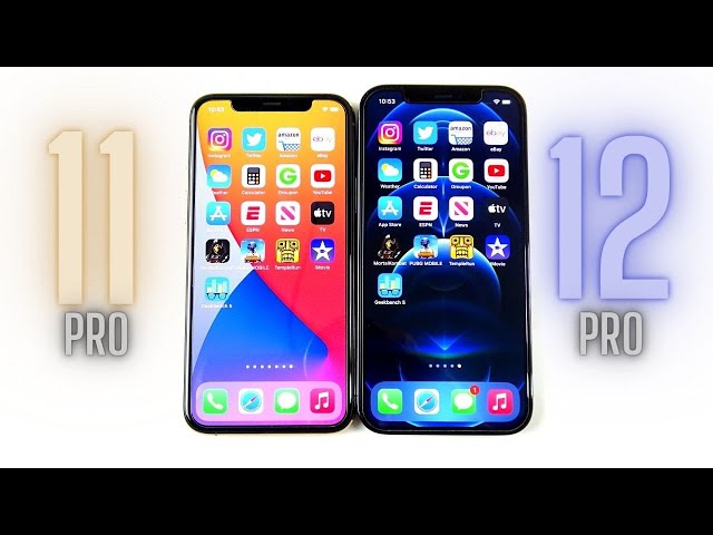 iPhone 11 Pro vs iPhone 12 Pro Speed Test!