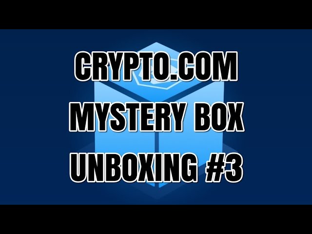 Opening mystery boxes in Crypto.com | CRO | #3 Unboxing