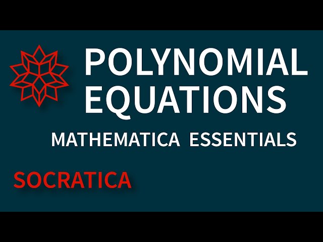 Solving Polynomial Equations with Mathematica & the Wolfram Language