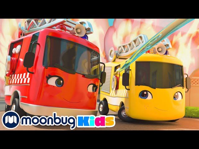 🔥 Buster the Hero Fire Truck Saves the Day! 🔥 @gobuster-cartoons Kids Songs | Sing Along With Me!