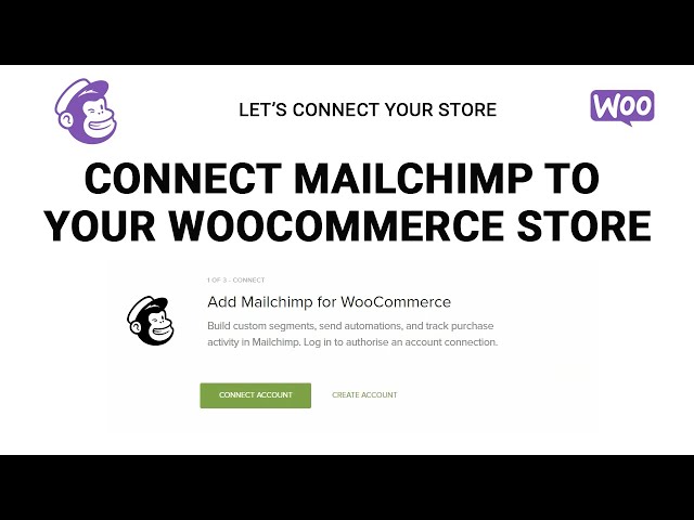 How to connect MailChimp with woocommerce store