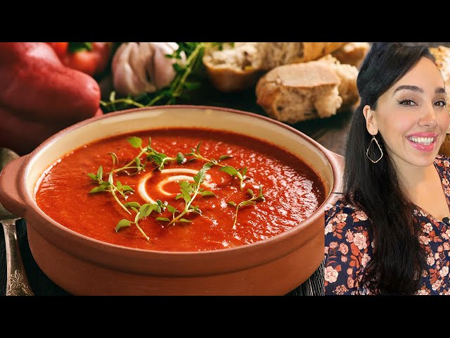 Roasted Tomato & Red Pepper Soup