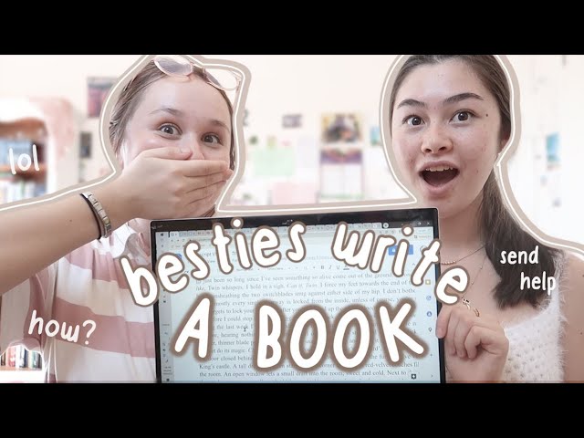 writing a FANTASY BOOK with my bestie | writing a novel