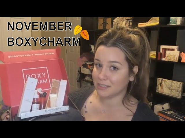 BOXYCHARM BASE BOX FOR NOVEMEBR  ||  try on (maybe a bad idea)