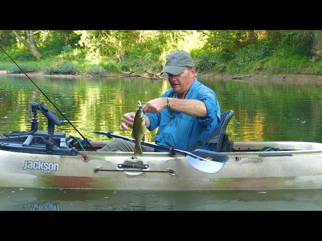 Kayak fishing on one of the most diverse streams in the world, The Green River