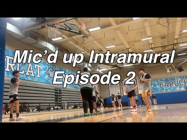 Chinese hooper goes CRAZY in intramural after getting a BAD EXAM GRADE! | Mic'd up Intramural Ep. 2
