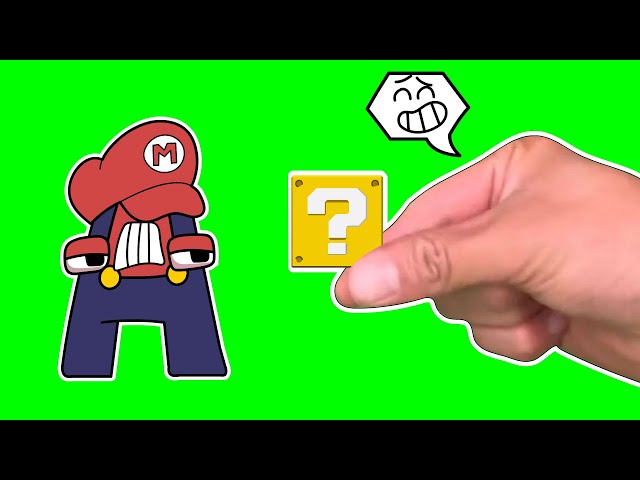 Alphabet Lore Finger Heart Mario Bros is the A Animation