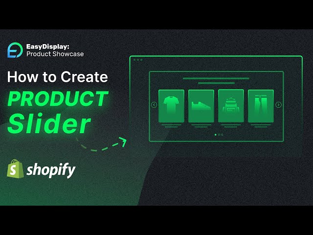 How to Create a Product Slide in Shopify