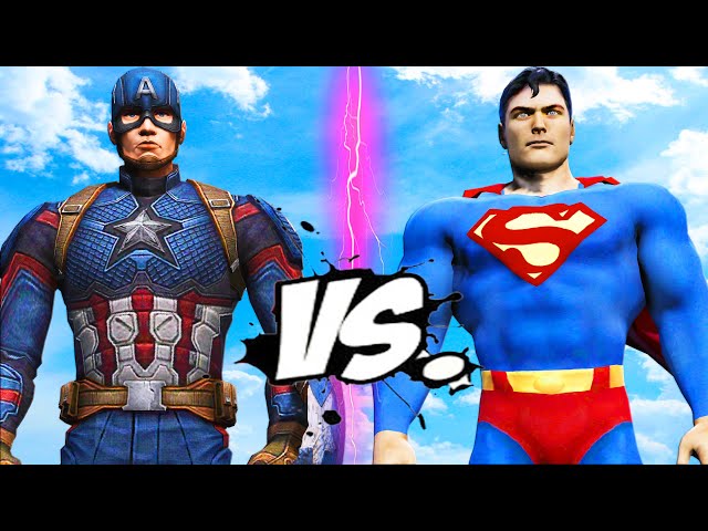 SUPERMAN VS CAPTAIN AMERICA - EPIC BATTLE
